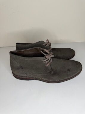 John Varvatos Hipster Men's Chukka Boots Size 11M Gray Suede Lace Up